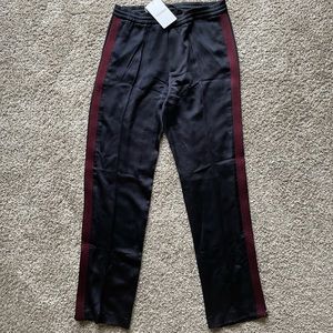 Valentino Stripe Pull-On Pants